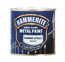 Hammerite metalmaling hvid hammereffekt 250 ml
